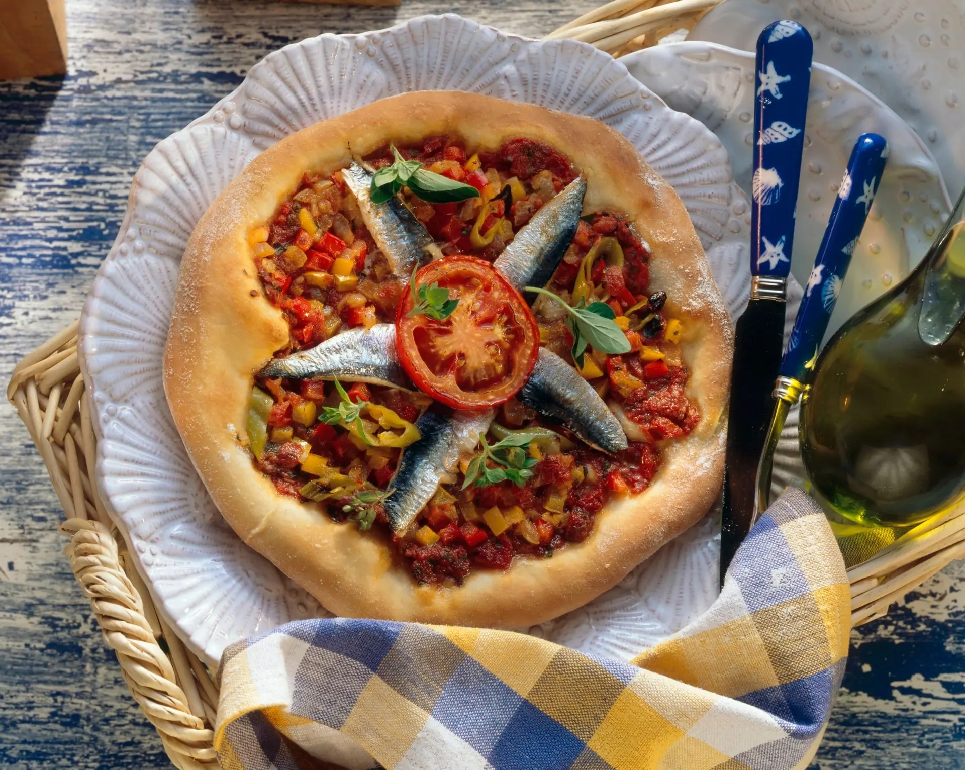 Pizza aux sardines