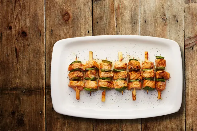 Recette brochettes de saumon glacé sauce teriyaki