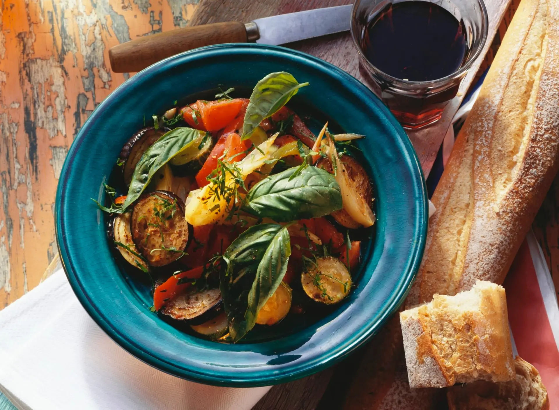 Ratatouille au basilic