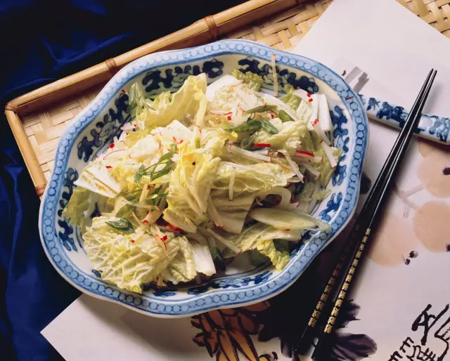 Chou chinois à l'huile de piment