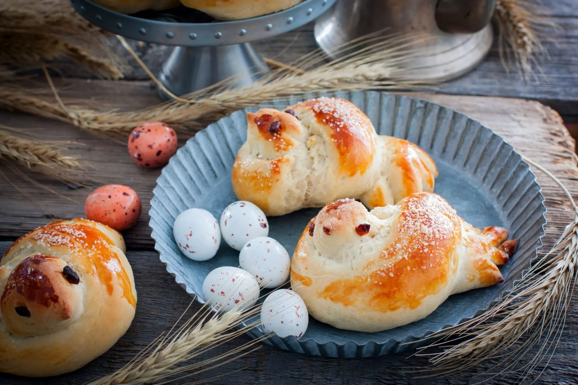 Petits pains alouette pour Pâques