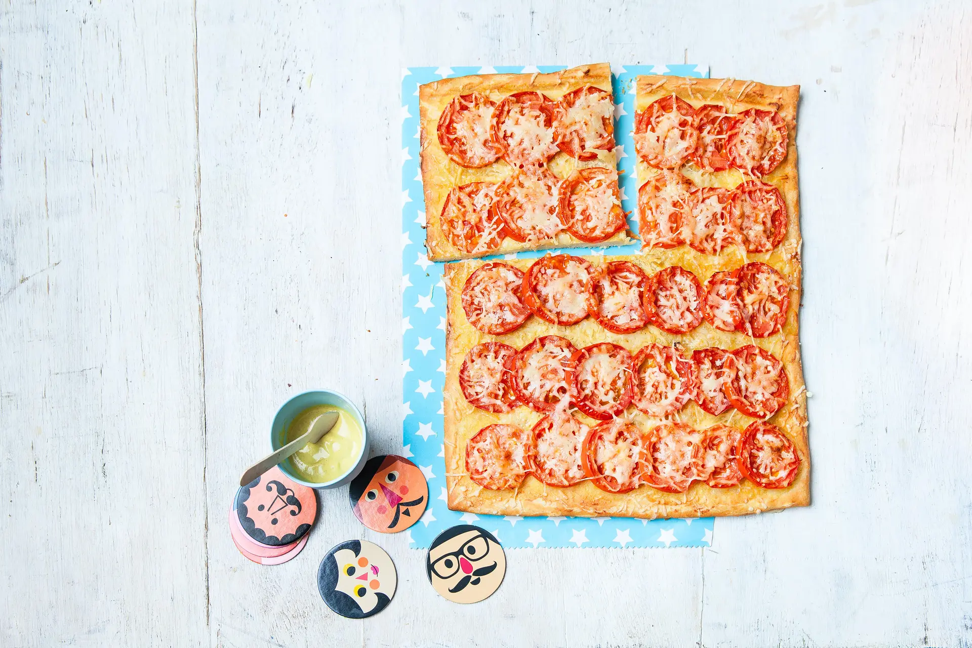 Tarte à la tomate et à la moutarde