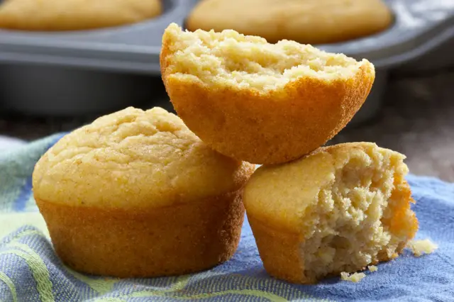 Muffins sans gluten au maïs