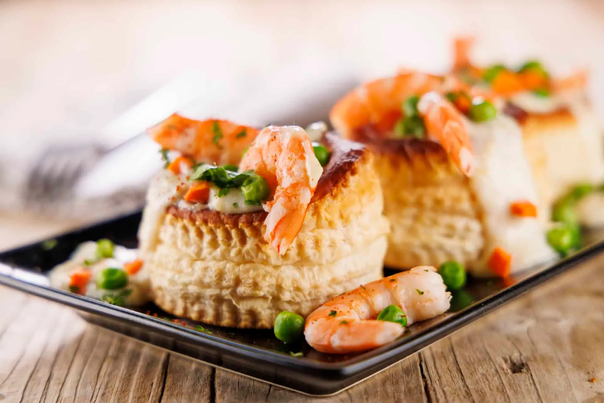 Recette vol au vent aux fruits de mer