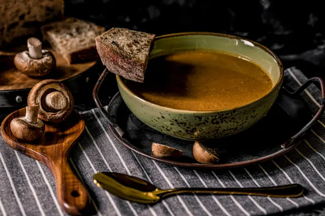 Soupe aux champignons