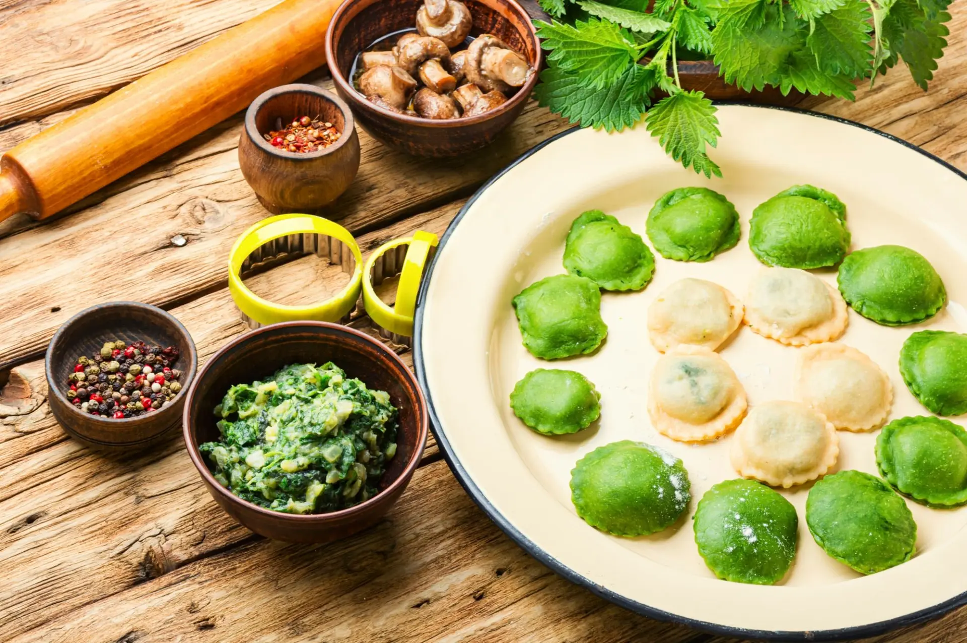 Ravioli à l’ortie
