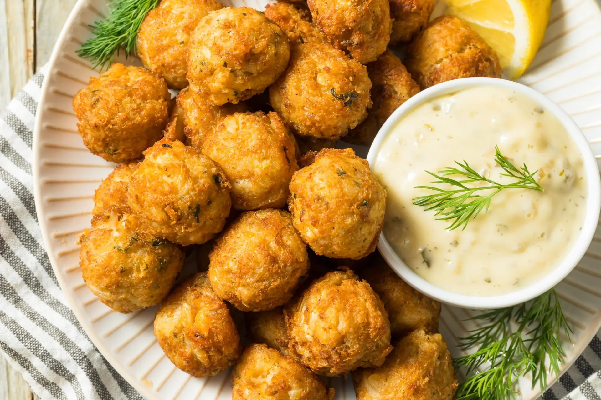 Mini boules au crabe
