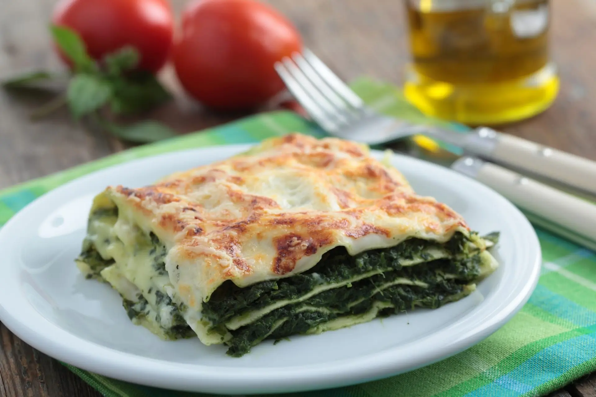 Lasagnes aux épinards