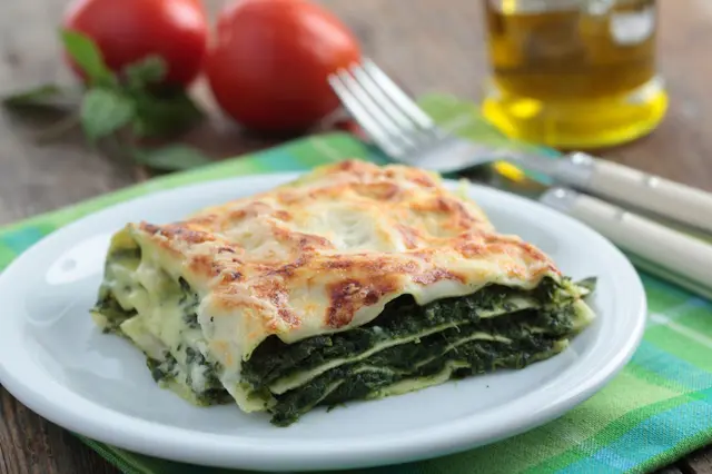 Lasagnes aux épinards