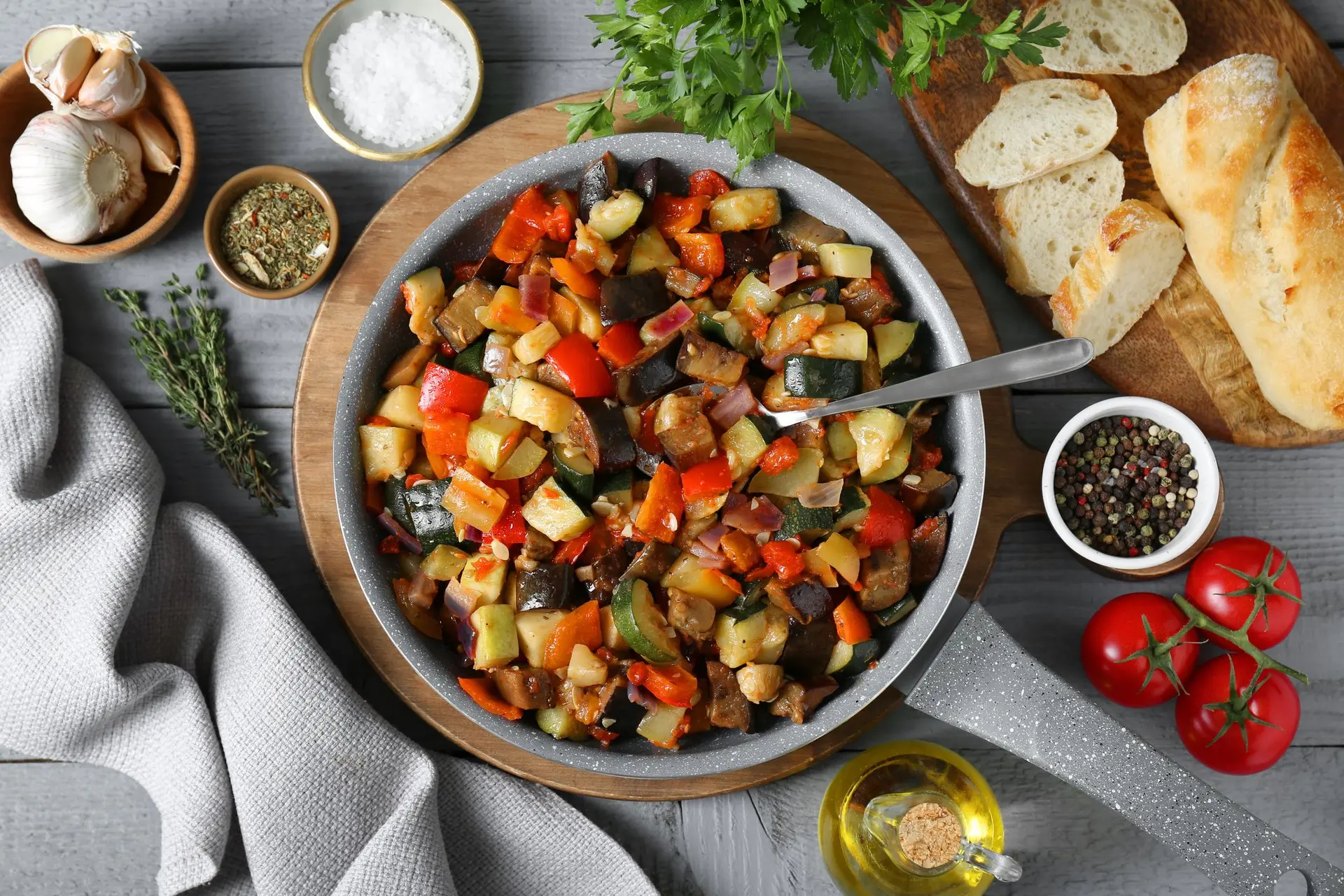 La recette de la ratatouille