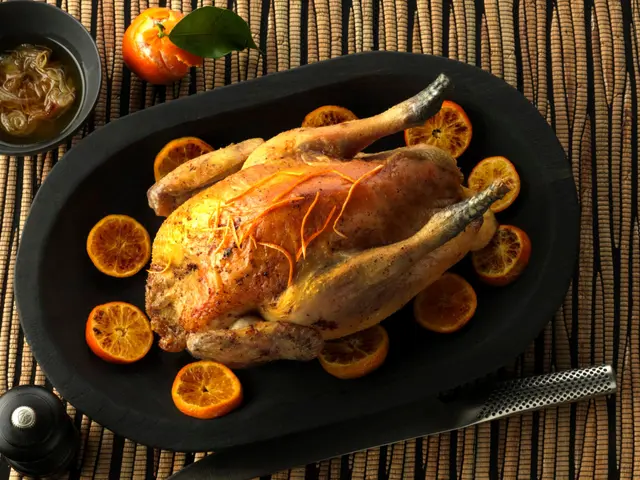 Chapon aux mandarines