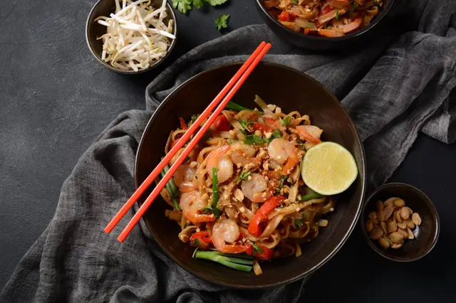 Recette pad thaï aux crevettes
