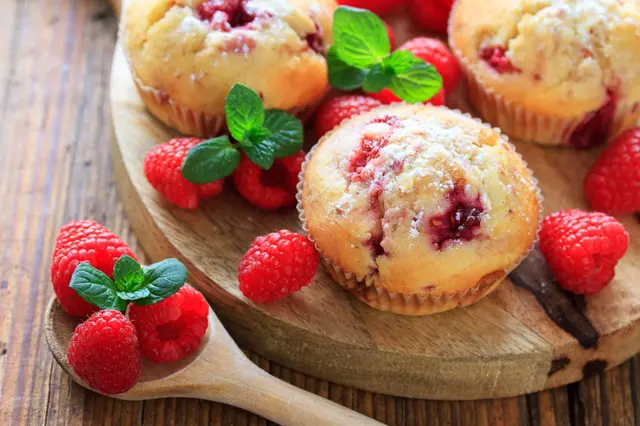 Muffins à la framboise