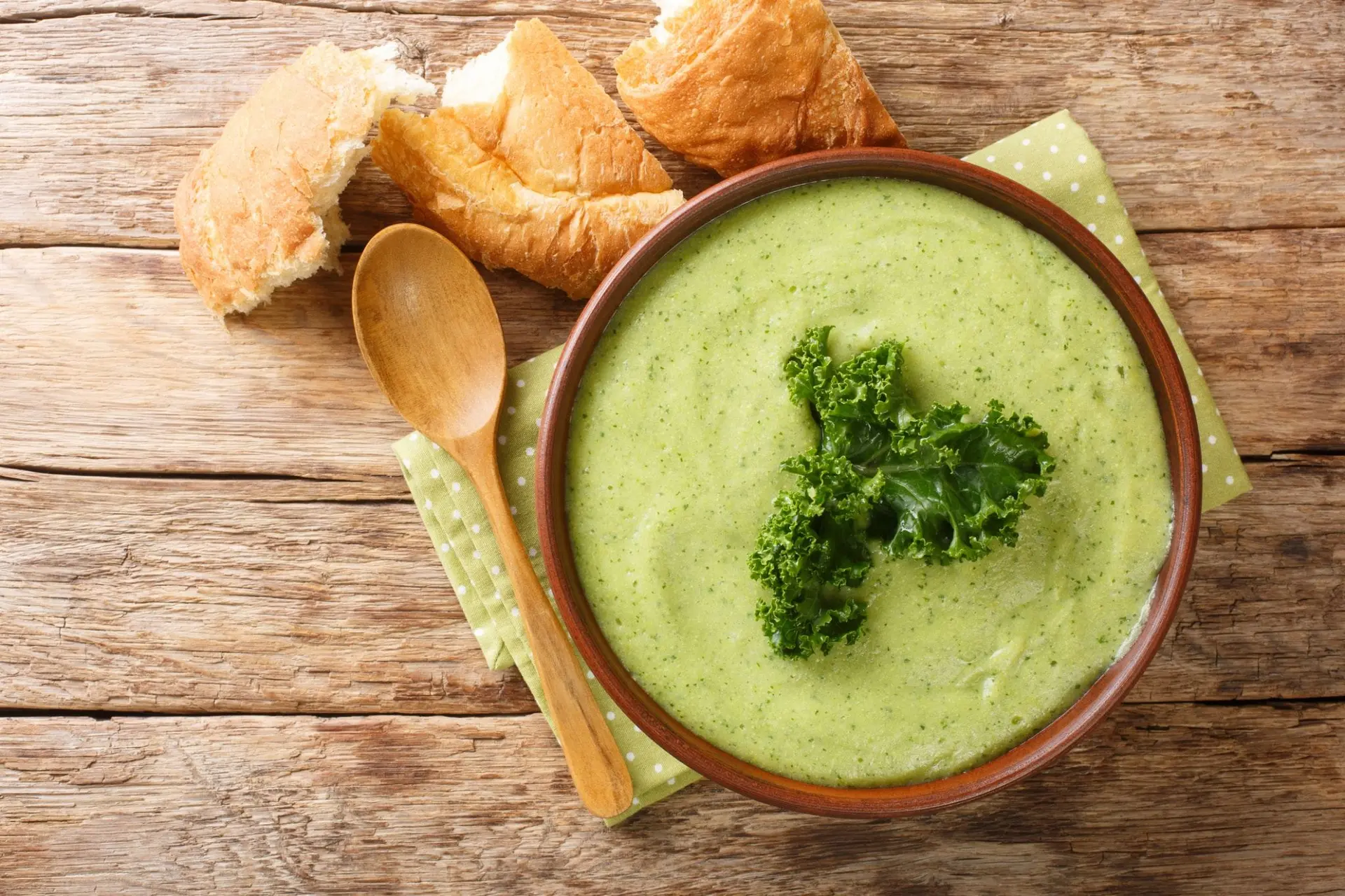 Soupe au chou kale