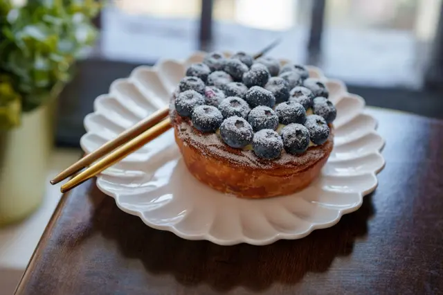 Tarte aux myrtilles