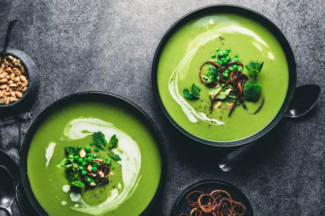 Recette soupe de petits pois et crème fraiche