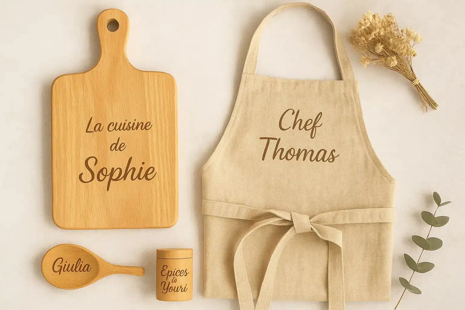 Un objet de cuisine personnalisable : un cadeau idéal pour un Noël mémorable