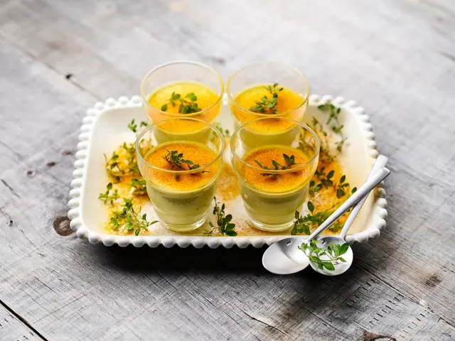 Panacotta au chèvre et curcuma