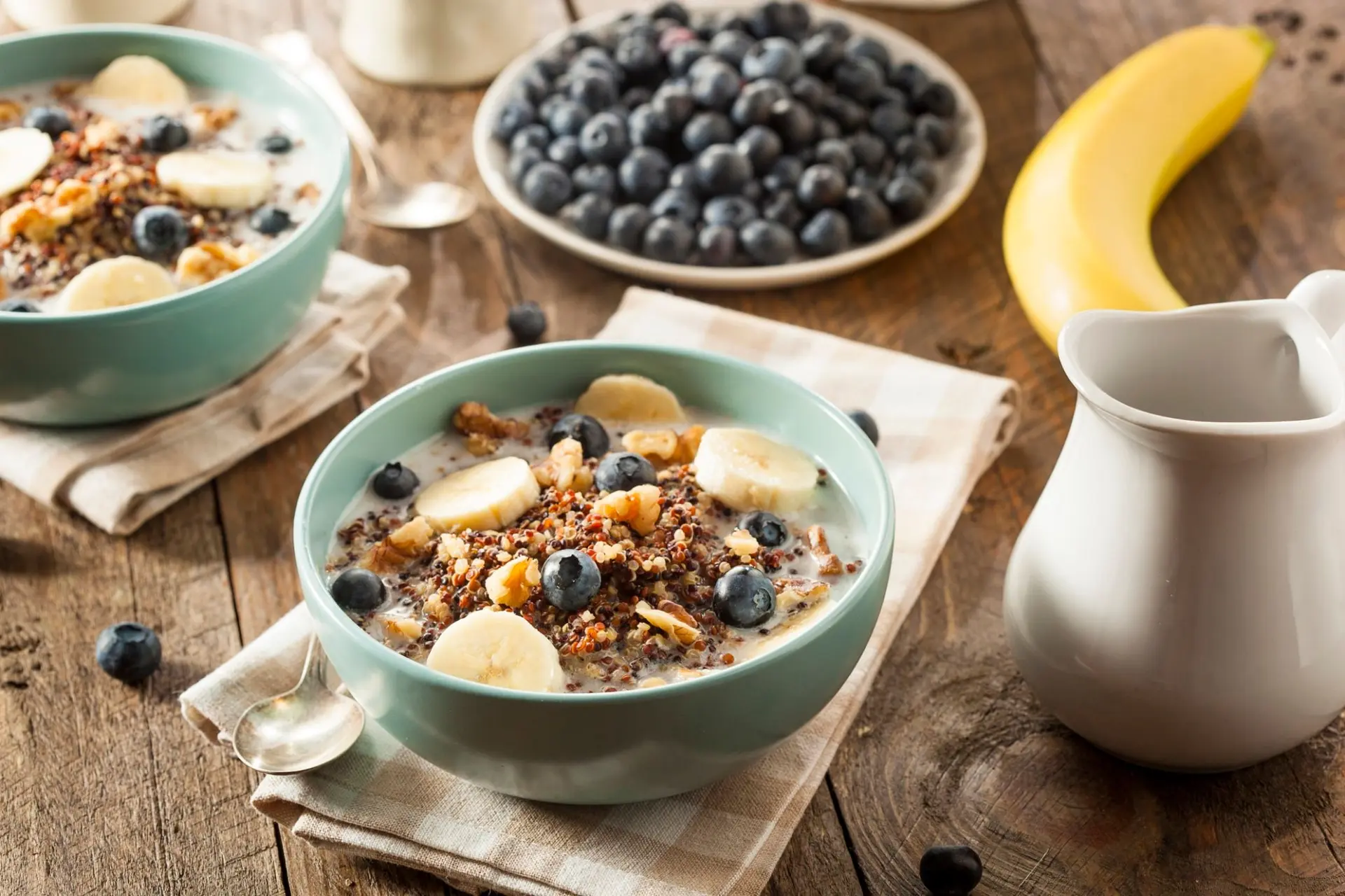 Porridge quinoa et noix