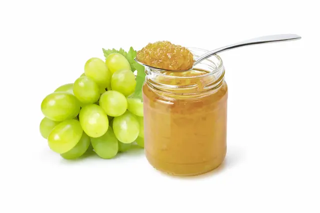 Confiture de raisin vert