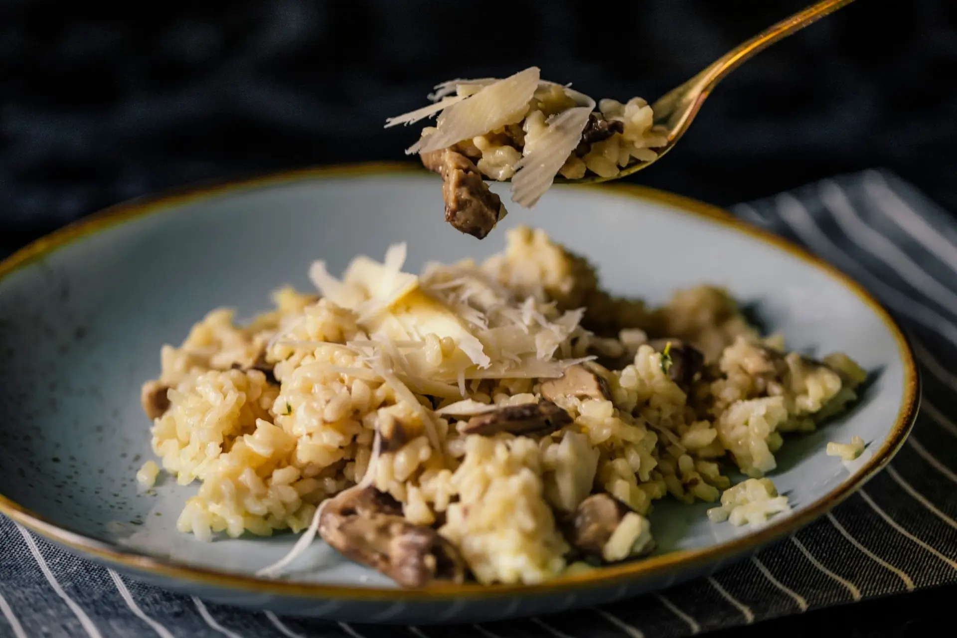 Risotto aux champignons