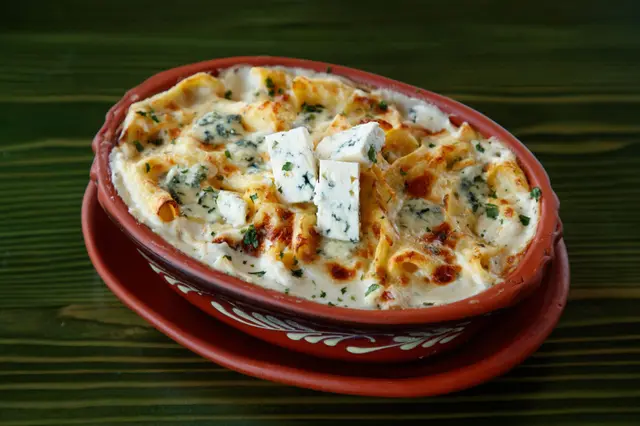 Lasagne au fromage bleu
