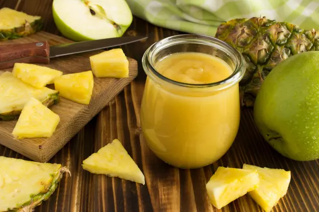 Compote d'ananas maison