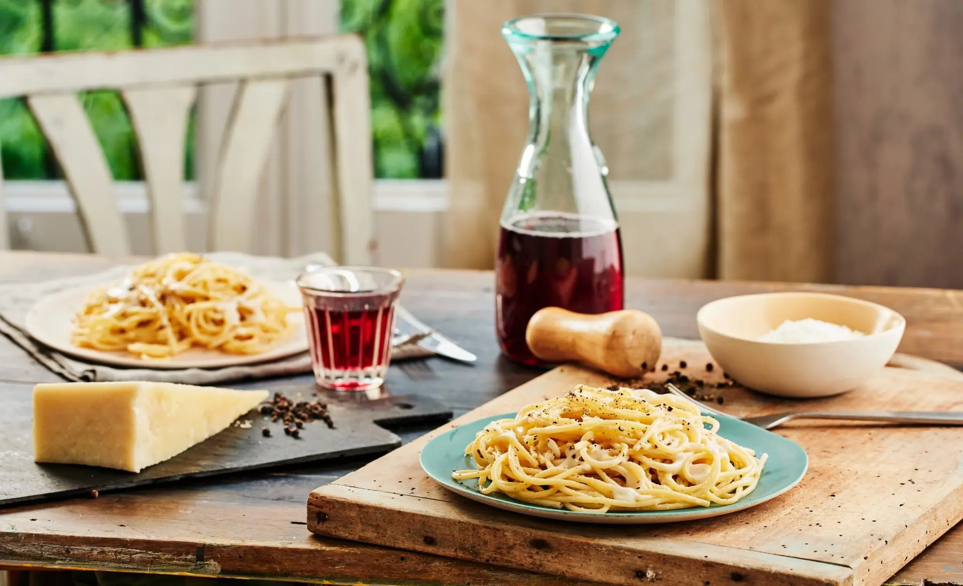 Spaghetti cacio e pepe