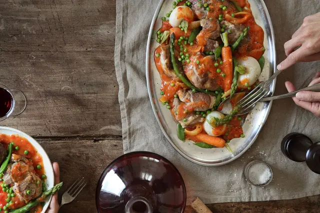 Curry d'agneau printanier