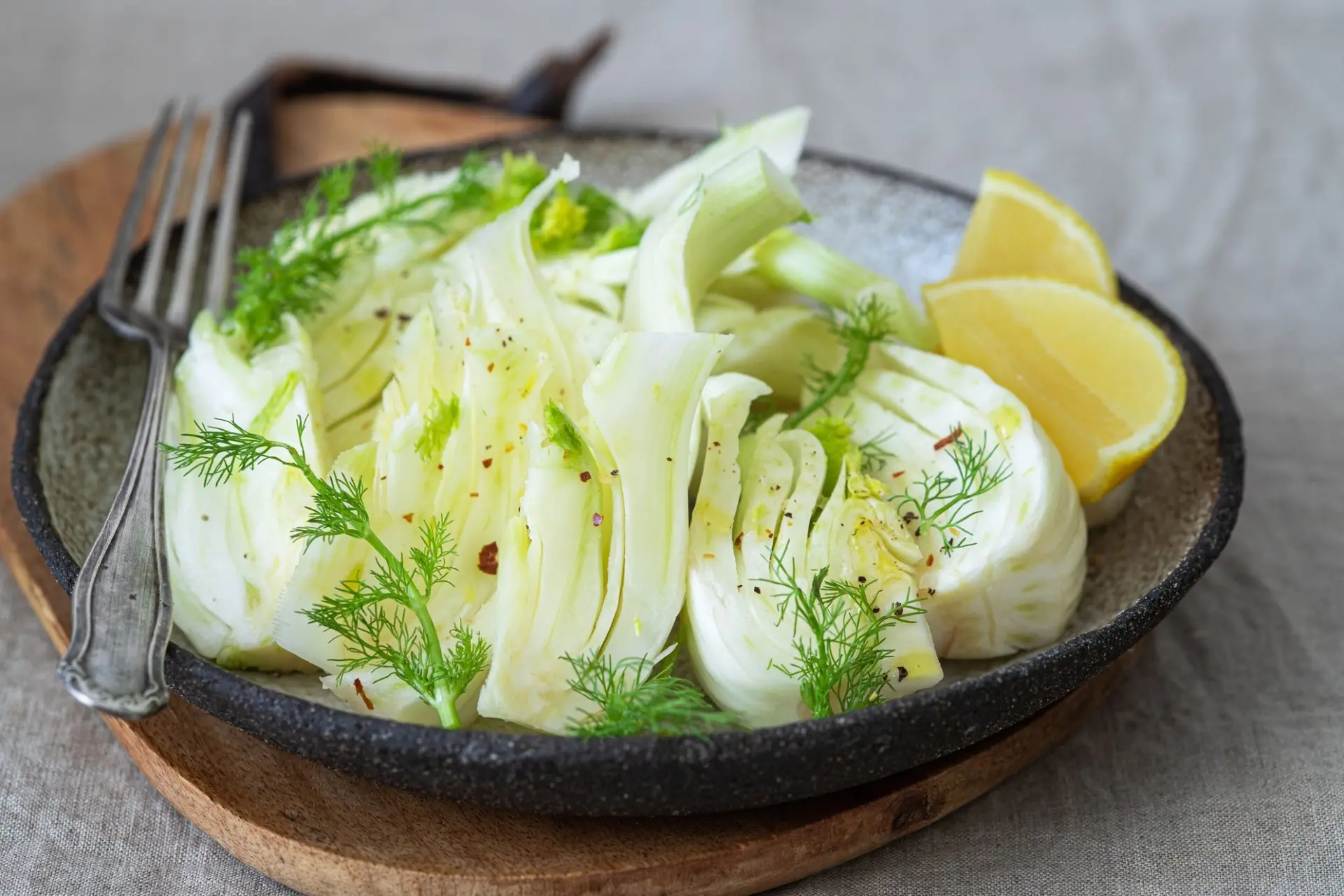 Salade de fenouil frais