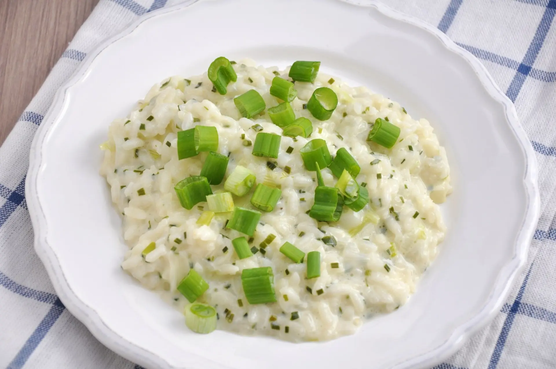 Risotto au céleri et aux herbes fraîches