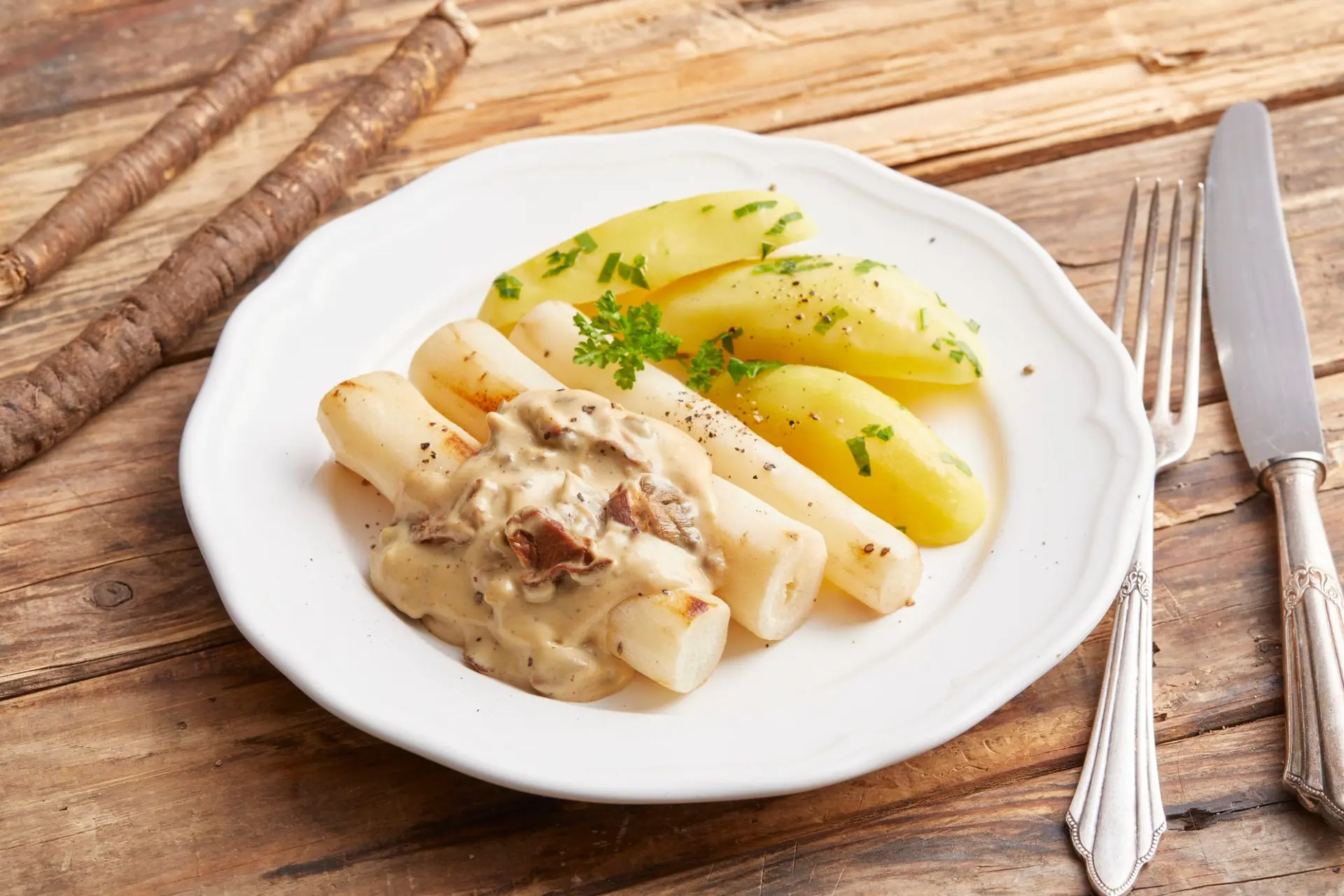 Recette salsifis sauce hollandaise