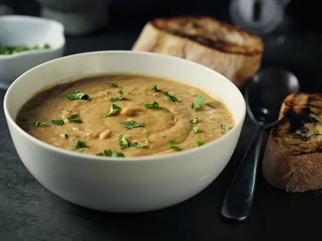 Soupe de lentilles pois chiches épicés
