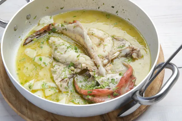 Rascasse sauce au citron avec pommes de terre