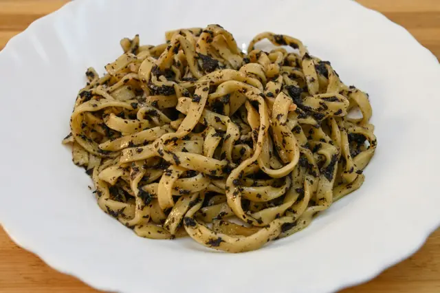 Fettuccine aux trompettes-de-la-mort