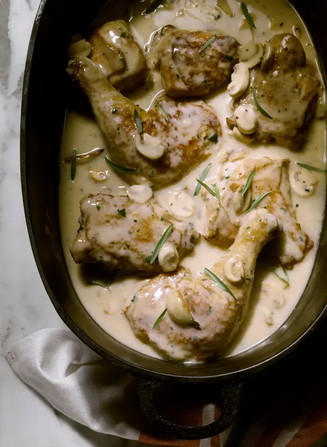 Recette du coq au riesling