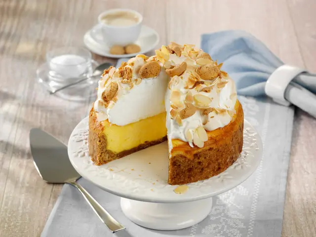 Cheesecake aux amarettis et meringue