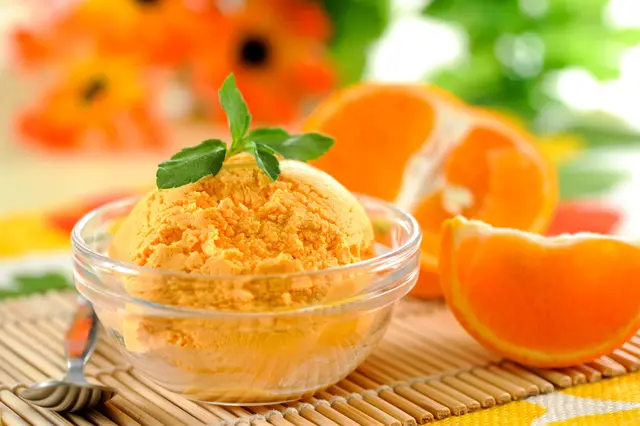 Sorbet à l'orange