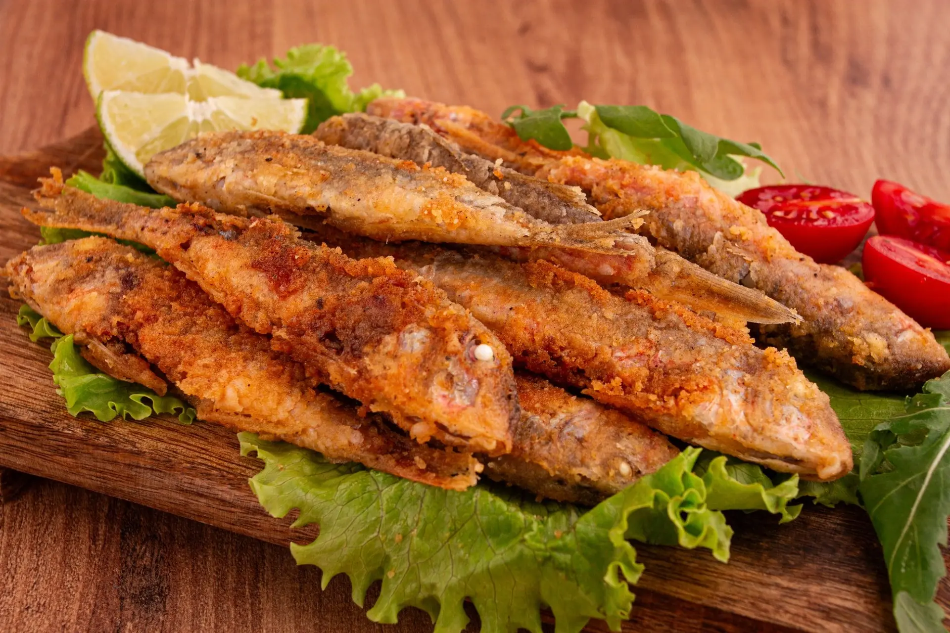 Mulet rouge frit