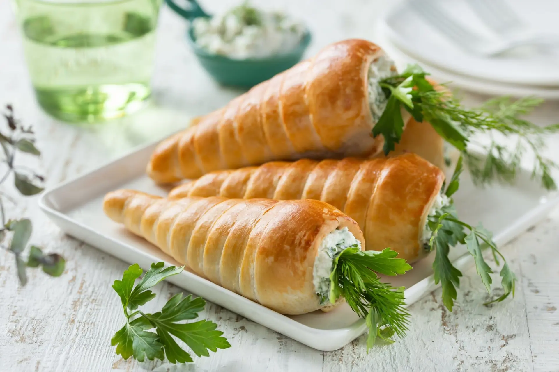 Carottes farcies au croissant de Pâques