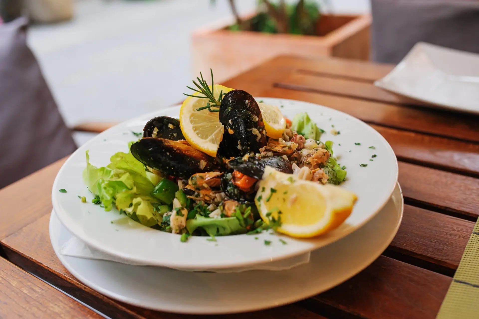 Salade de fruits de mer aux moules