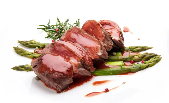 Filet de veau aux asperges