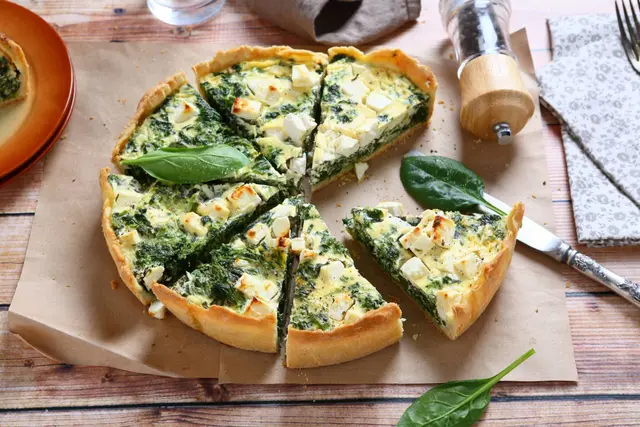 Tarte épinards à la féta