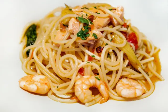 Spaghetti de fruits de mer