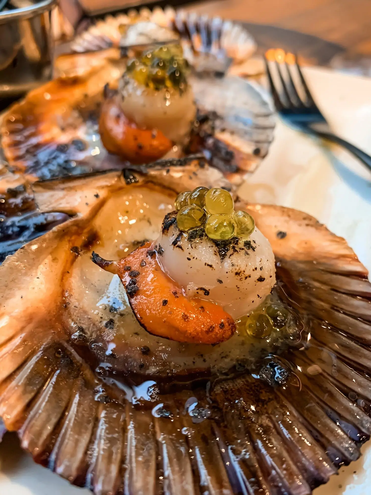 Recette pétoncles poêlées aux oeufs