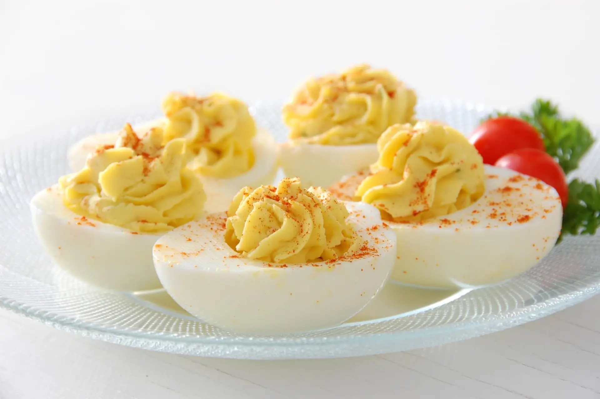 Œufs mimosa à la mayonnaise