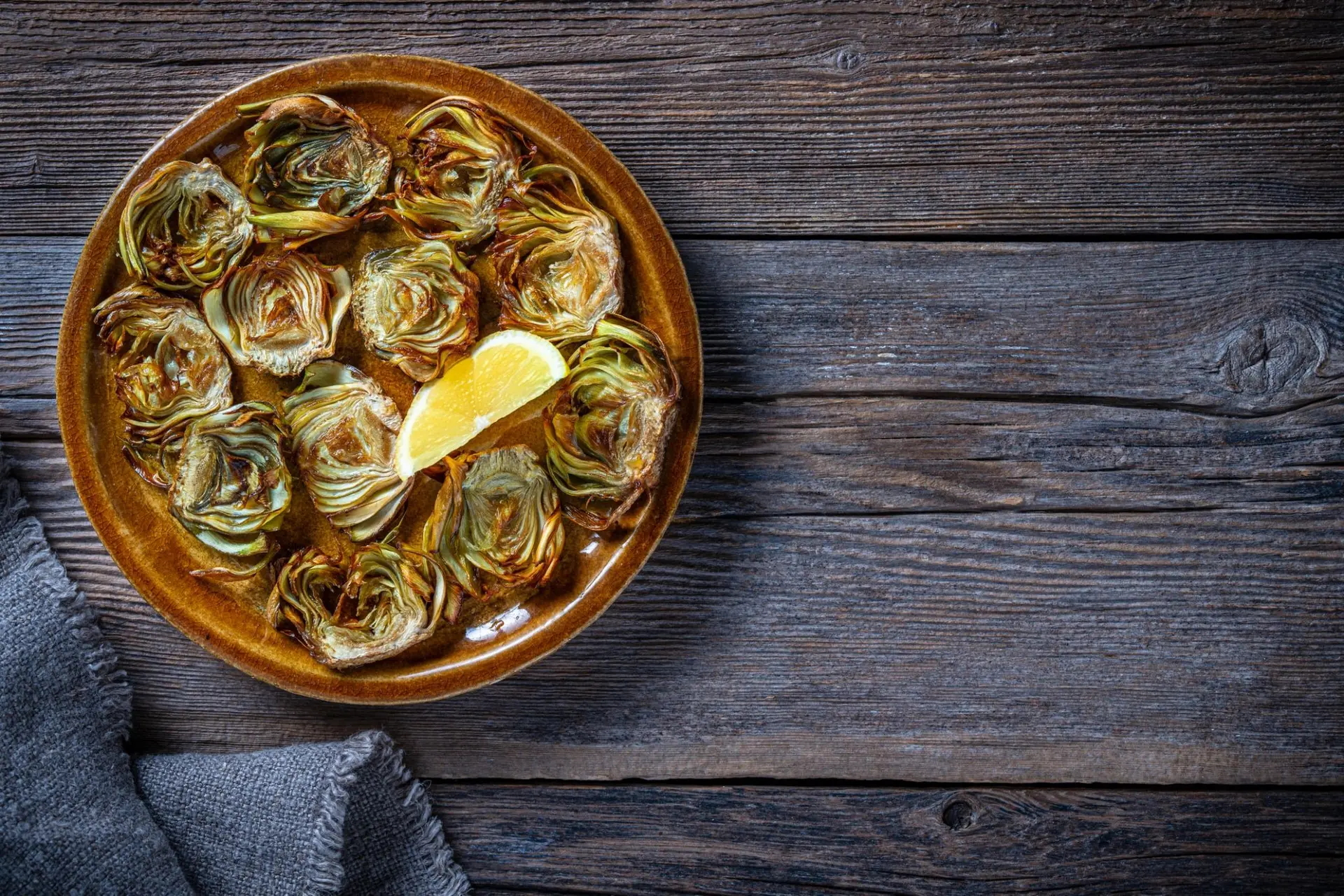 Tapas d'artichauts