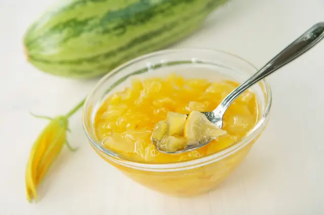Confiture de courgettes au citron