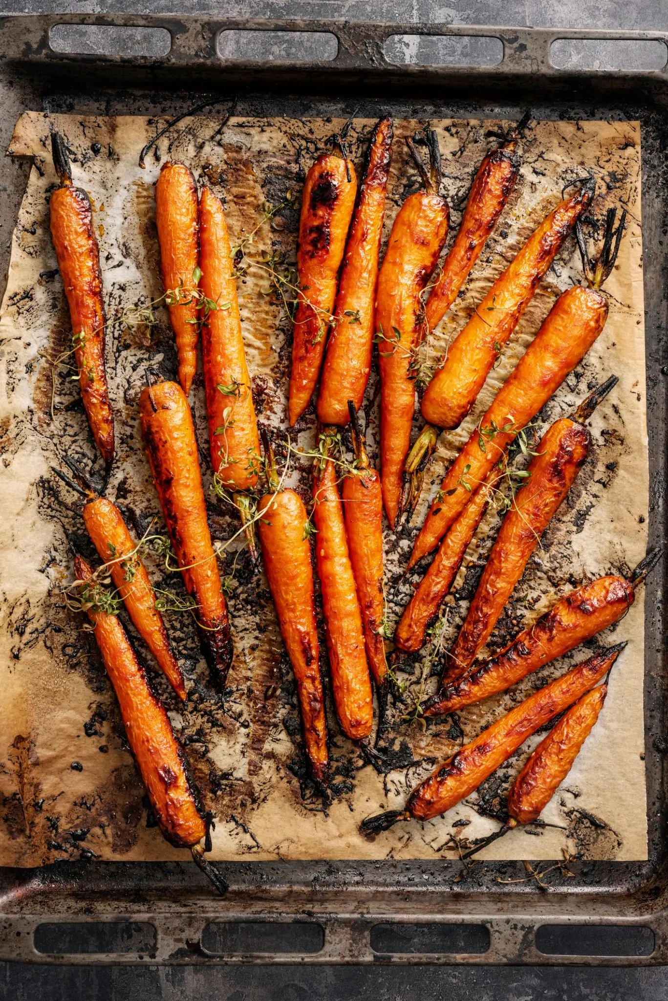 Recette carottes rôties au four