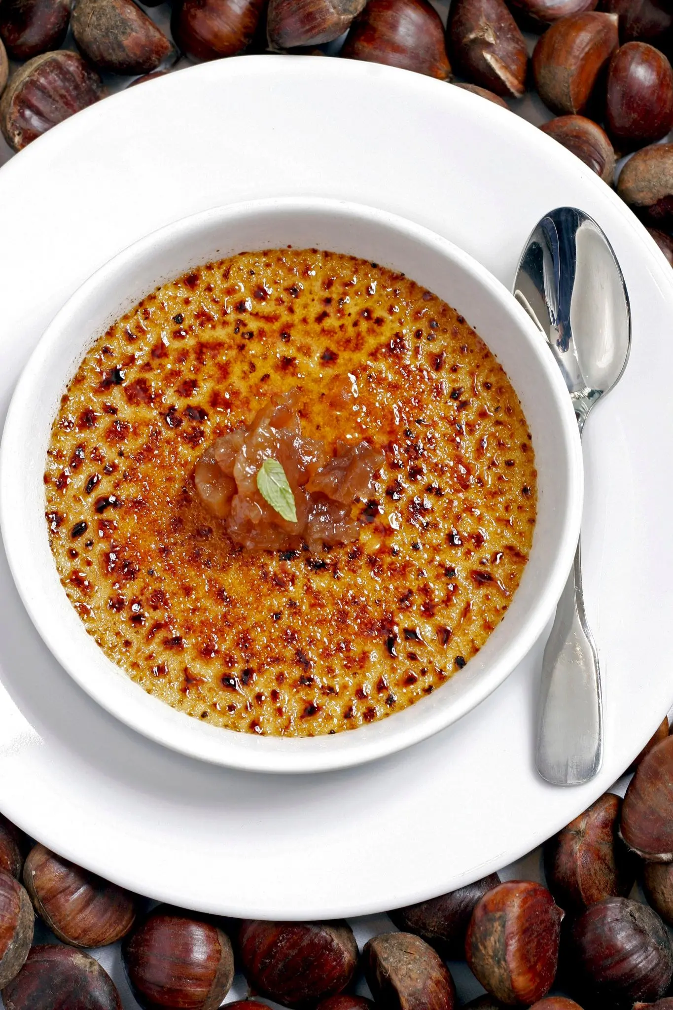 Crème brûlée à la châtaigne